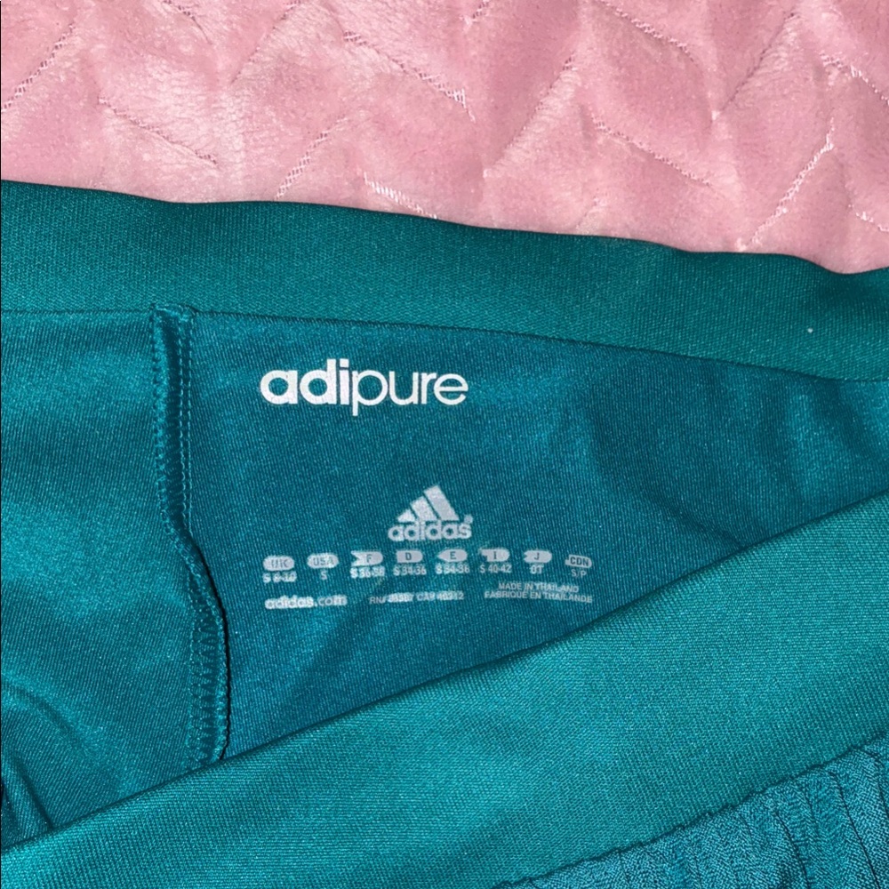 adidas Turquoise and Green Athletic Skirt - Picture 5 of 5